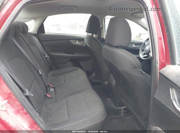 3KPF24AD6LE207436 2020 KIA FORTE Red Vista de la etiqueta del VIN