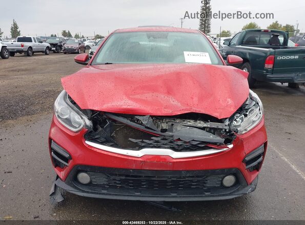 3KPF24AD6LE207436 2020 KIA FORTE Red Vista del cuadro de instrumentos