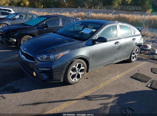 3KPF24AD6LE209364 2020 KIA FORTE Gray Vista tres cuartos delantera izquierda