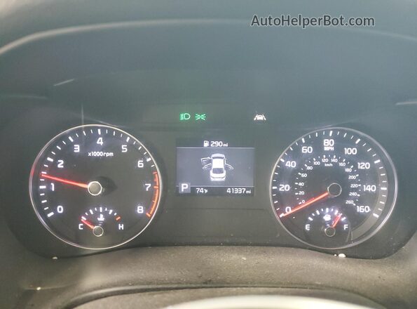 3KPF24AD6LE240159 2020 KIA FORTE White Vista del cuadro de instrumentos