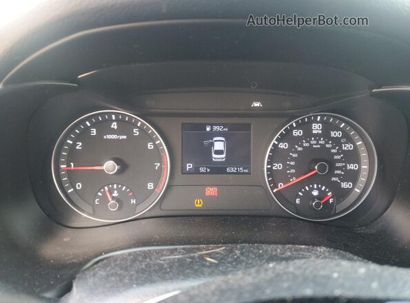 3KPF24AD7LE154729 2020 KIA FORTE Серый Вид щитка приборов