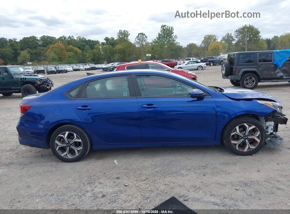 3KPF24AD7LE232362 2020 KIA FORTE Синий Вид задней части салона