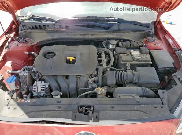 3KPF24AD8LE147675 2020 KIA FORTE Red Вид задньої частини салону
