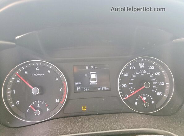 3KPF24AD8LE147675 2020 KIA FORTE Red Вид щитка приладів