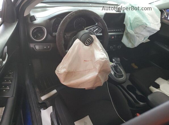 3KPF24AD8LE195399 2020 KIA FORTE Blue Vista del salpicadero