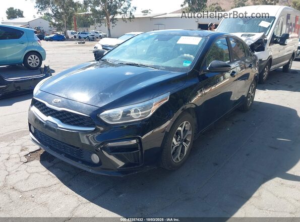 3KPF24AD9LE197923 2020 KIA FORTE Black Առջևի ձախ երեք քառորդ տեսարան