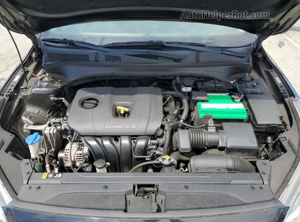 3KPF24AD9LE209049 2020 KIA FORTE Black უკანა სალონის ხედი