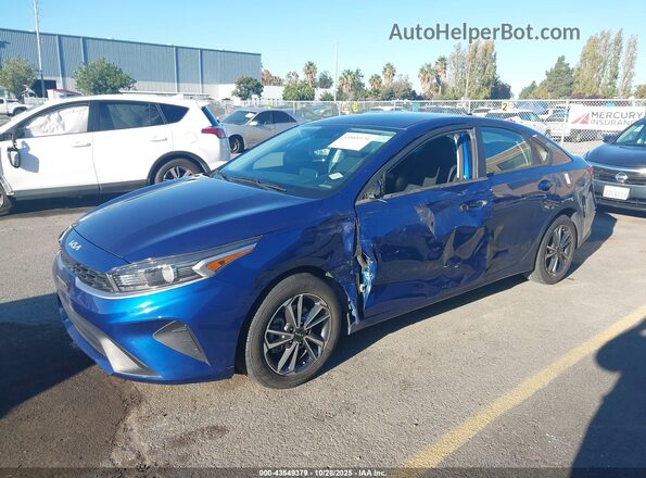 3KPF24AD9NE464903 2022 KIA FORTE Dark Blue Передняя левая четверть