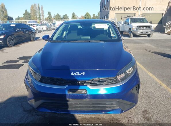 3KPF24AD9NE464903 2022 KIA FORTE Dark Blue Вид щитка приборов