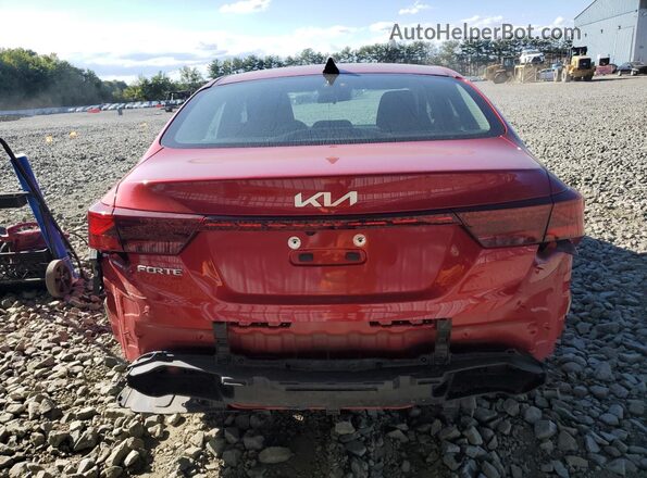 3KPF24AD9NE496637 2022 KIA FORTE Red Widok z tyłu