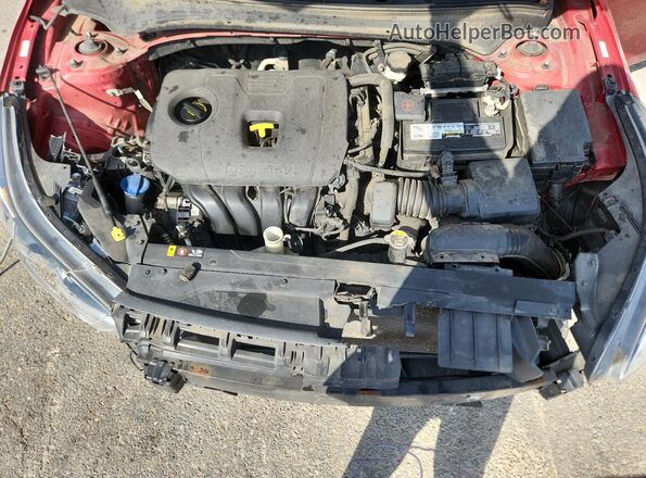 3KPF24ADXKE052811 2019 KIA FORTE Red Սալոնի հետևի տեսք