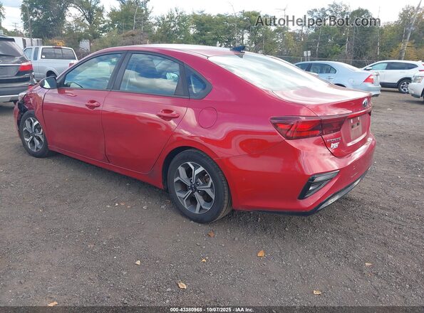 3KPF24ADXLE145152 2020 KIA FORTE Red უკანა მარცხენა