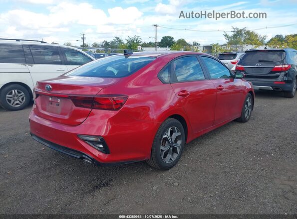 3KPF24ADXLE145152 2020 KIA FORTE Red უკანა მარჯვენა