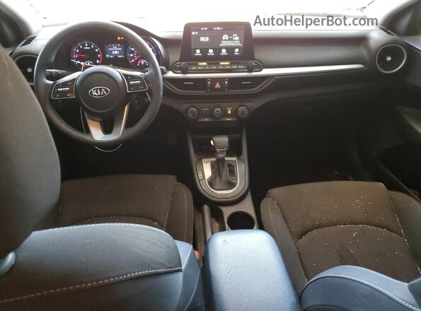 3KPF24ADXLE213496 2020 KIA FORTE Gray Առջևի վահանակի տեսք