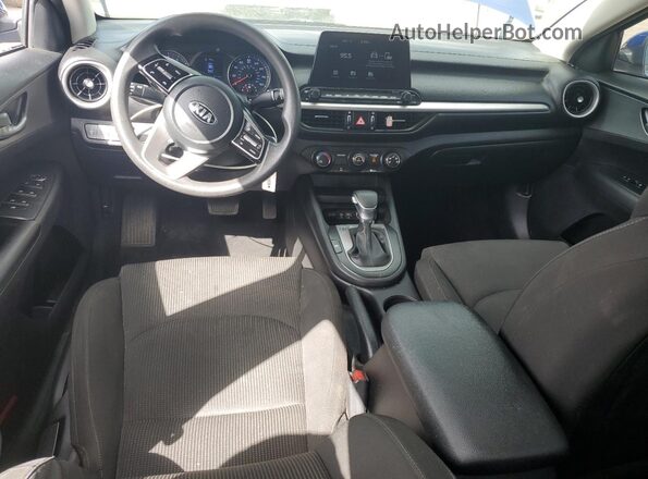 3KPF24ADXLE220593 2020 KIA FORTE Blue Вид панелі приладів