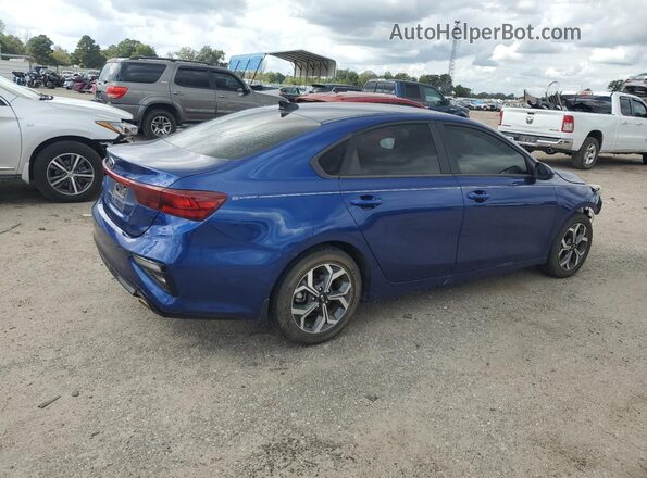 3KPF24ADXLE220593 2020 KIA FORTE Blue Задня права чверть