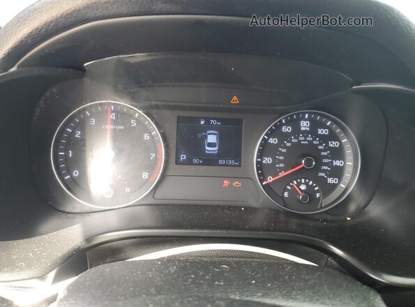 3KPF24ADXLE220593 2020 KIA FORTE Blue Вид щитка приладів