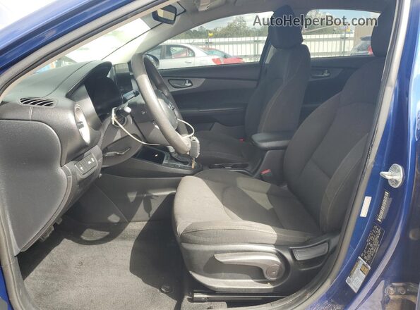 3KPF24ADXLE220593 2020 KIA FORTE Blue Вид салону спереду