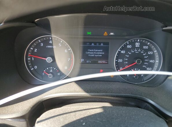 3KPF24ADXLE235630 2020 KIA FORTE Blue Instrument cluster view