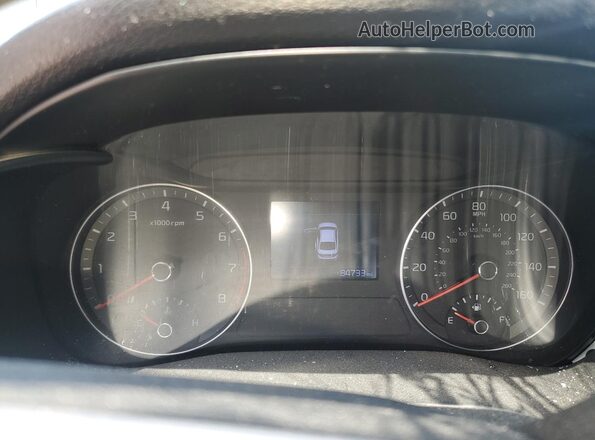 3KPF24ADXLE242867 2020 KIA FORTE Gray ხელსაწყოთა პანელის ხედი