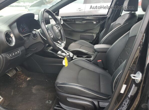 3KPF34AD2LE223579 2020 KIA FORTE Black წინა სალონის ხედი