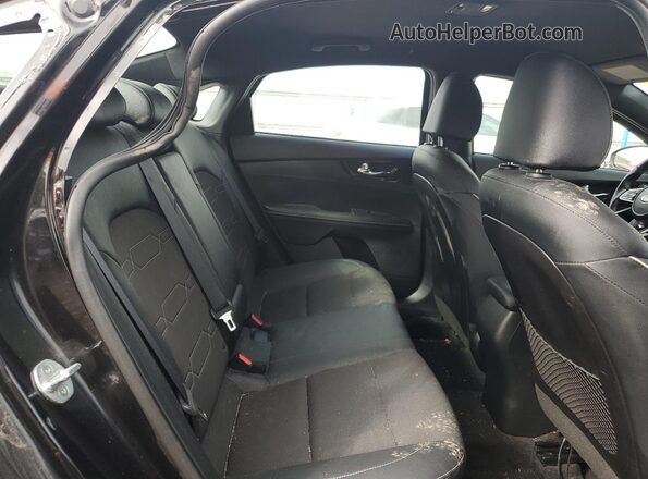 3KPF34AD2LE223579 2020 KIA FORTE Black უკანა სავარძლების ხედი