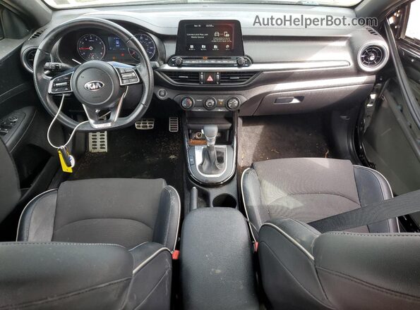 3KPF34AD2LE223579 2020 KIA FORTE Black წინა პანელის ხედი