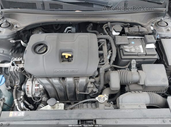 3KPF34AD9LE246728 2020 KIA FORTE Gray Вид ззаду