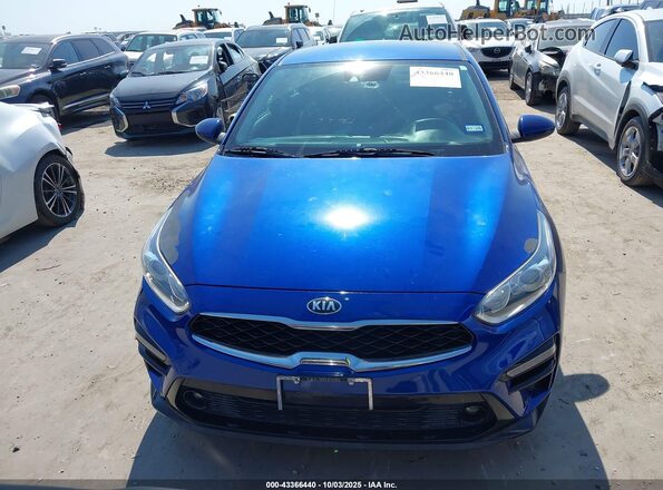 3KPF34ADXKE046892 2019 KIA FORTE Blue Vista del cuadro de instrumentos