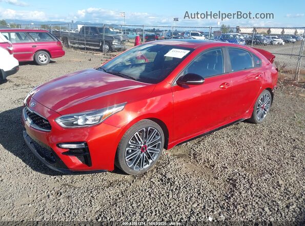 3KPF44AC4LE218002 2020 KIA FORTE Orange Vista tres cuartos delantera izquierda