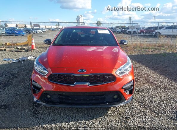 3KPF44AC4LE218002 2020 KIA FORTE Orange Vista interior trasera