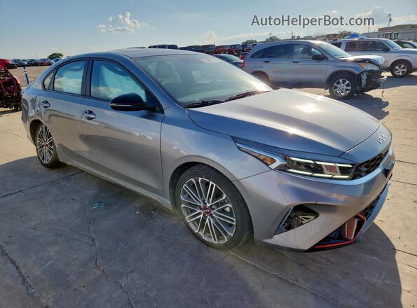 3KPF44AC6NE461166 2022 KIA FORTE Серебряный Передняя правая четверть