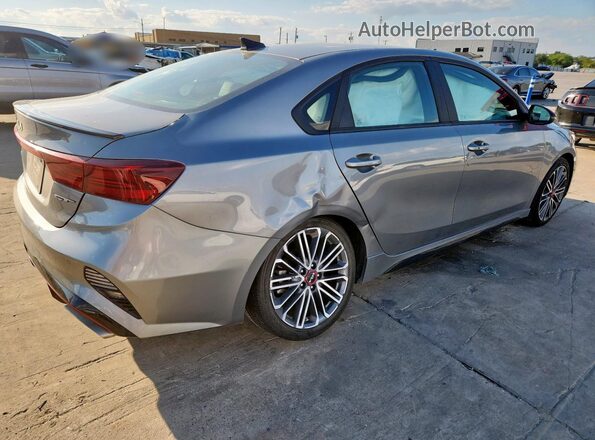 3KPF44AC6NE461166 2022 KIA FORTE Серебряный Задняя правая четверть