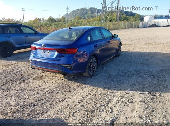 3KPF44AC7LE206216 2020 KIA FORTE Blue უკანა მარჯვენა