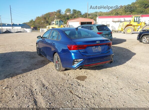 3KPF44AC7LE206216 2020 KIA FORTE Blue უკანა მარცხენა