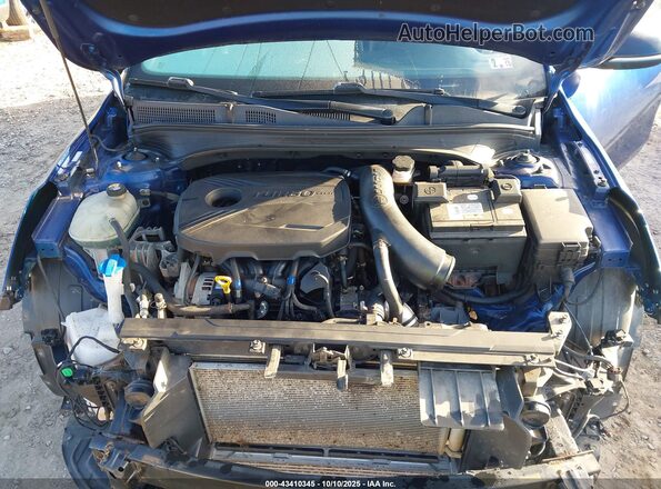 3KPF44AC7LE206216 2020 KIA FORTE Blue უკანა ხედი