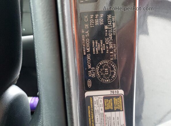 3KPF54AD1LE143796 2020 KIA FORTE Gray Engine compartment view