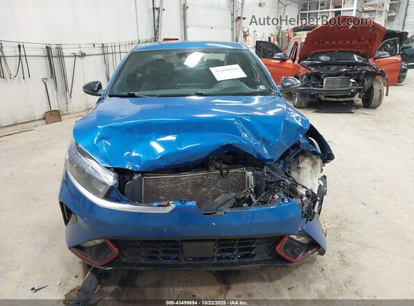 3KPF54AD7NE427792 2022 KIA FORTE Blue Instrument cluster view