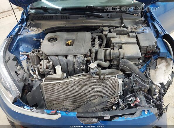 3KPF54AD7NE427792 2022 KIA FORTE Blue Rear view