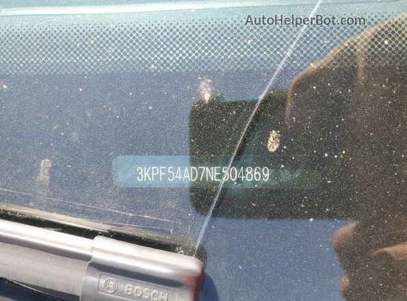 3KPF54AD7NE504869 2022 KIA FORTE Black Vista del compartimento del motor