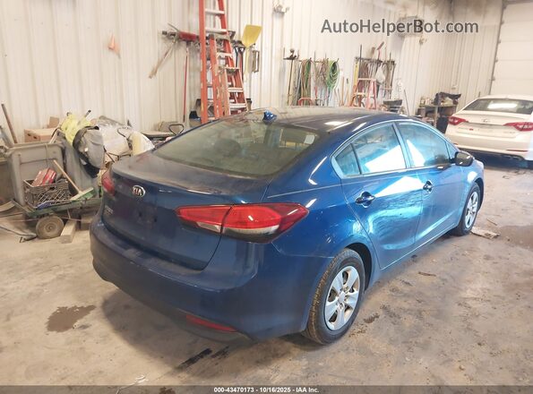 3KPFK4A71JE256938 2018 KIA FORTE Blue უკანა მარჯვენა