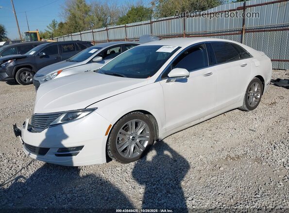 3LN6L2LU0GR629386 2016 LINCOLN MKZ HYBRID White Front left