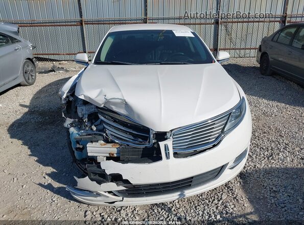 3LN6L2LU0GR629386 2016 LINCOLN MKZ HYBRID White Instrument cluster view