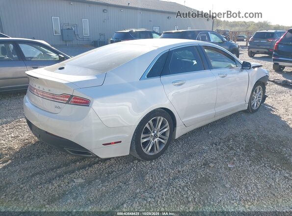 3LN6L2LU0GR629386 2016 LINCOLN MKZ HYBRID White Rear right
