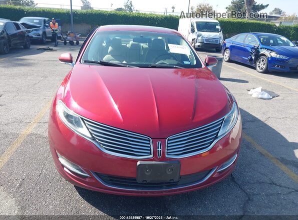 3LN6L2LU8GR626042 2016 LINCOLN MKZ HYBRID Красный Вид щитка приборов