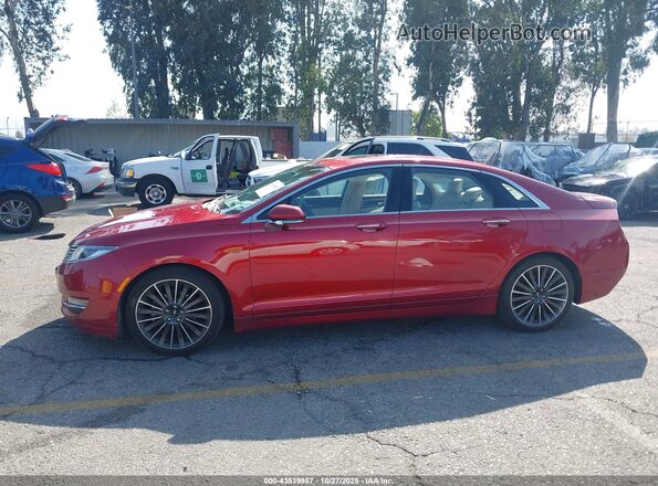 3LN6L2LU8GR626042 2016 LINCOLN MKZ HYBRID Красный Панорамный вид салона 360°