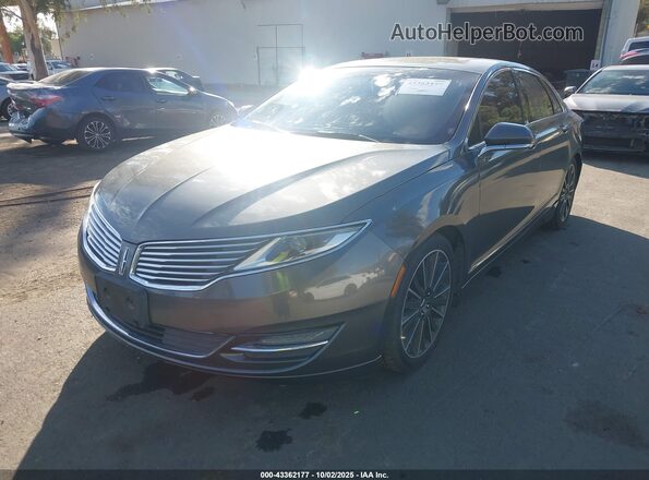 3LN6L2LU9GR627717 2016 LINCOLN MKZ HYBRID Gray Przód lewy