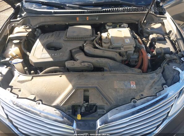 3LN6L2LU9GR627717 2016 LINCOLN MKZ HYBRID Gray Widok z tyłu