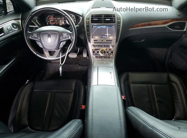 3LN6L5C97KR627222 2019 LINCOLN MKZ Black Вид панелі приладів