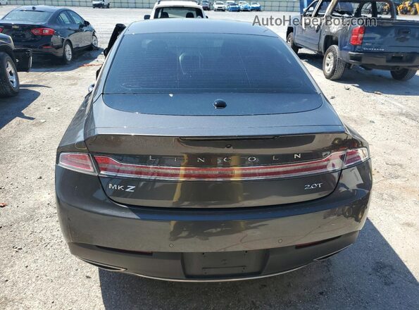 3LN6L5C9XKR614318 2019 LINCOLN MKZ Серый Вид сзади